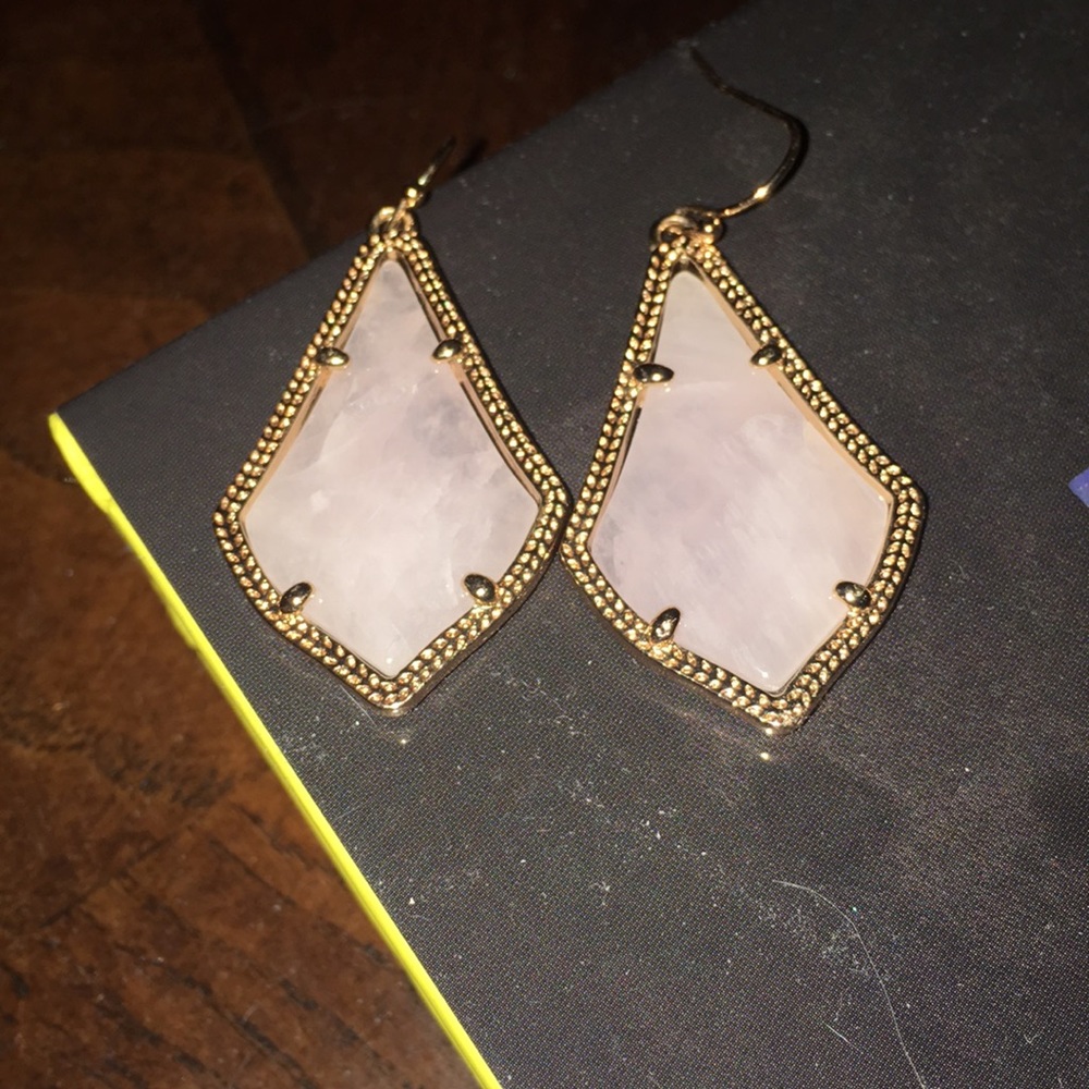 Kendra Scott Pale Pink Earrings - worn twice
